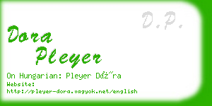 dora pleyer business card